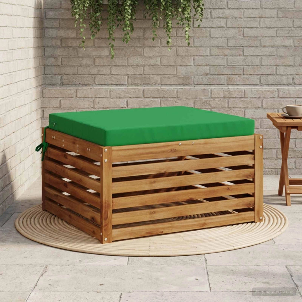 Cuscino per Sedia in Unico Pezzo SOEST 100% Poliestere Verde 945089