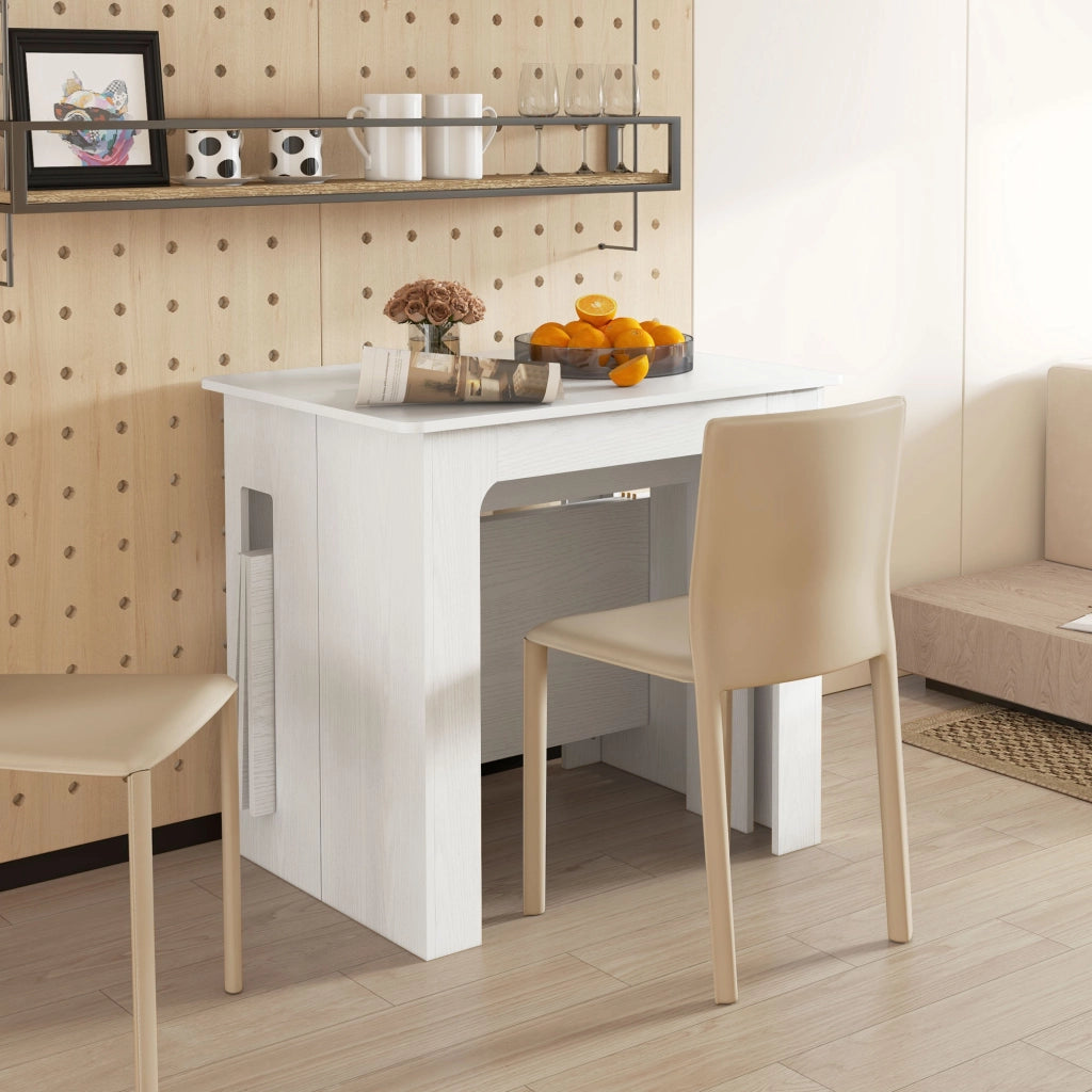 Tavolo da pranzo allungabile pieghevole ¨C Zephmum ¨C Bianco
