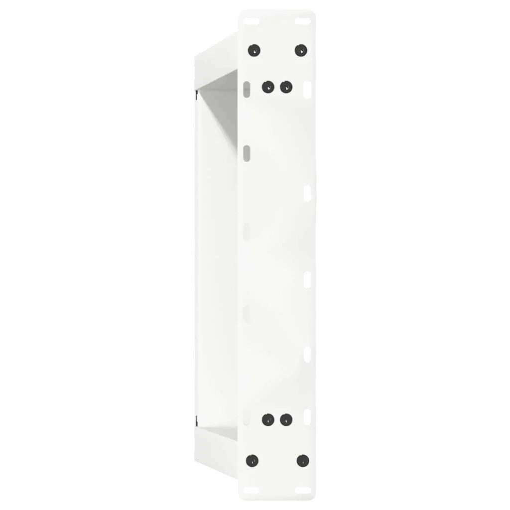 Set di 2 gambe per tavolino da caffè a forma di U dal design moderno 40 x 31 cm con piedini regolabili in acciaio bianco 02_0057026
