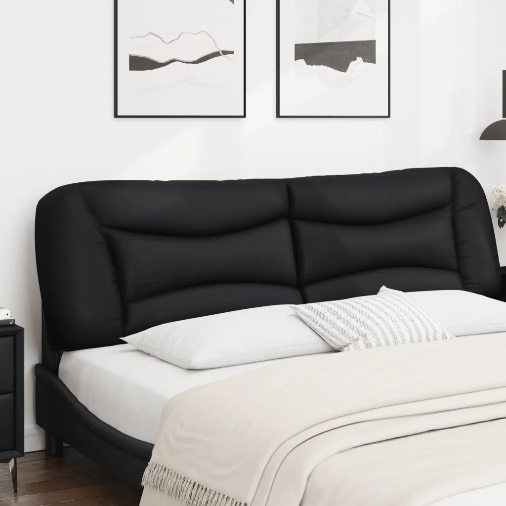 Cuscino Testiera Hvar Nero 180 cm in Similpelle CFW6015746