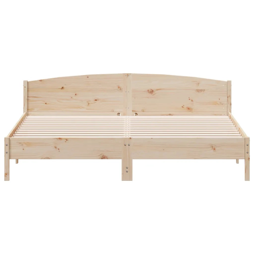 Giroletto senza Materasso 180x200 cm in Legno Massello di Pino 3216191