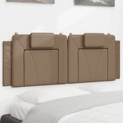 Cuscino Testiera Viana Cappuccino 120 cm in Similpelle 374785