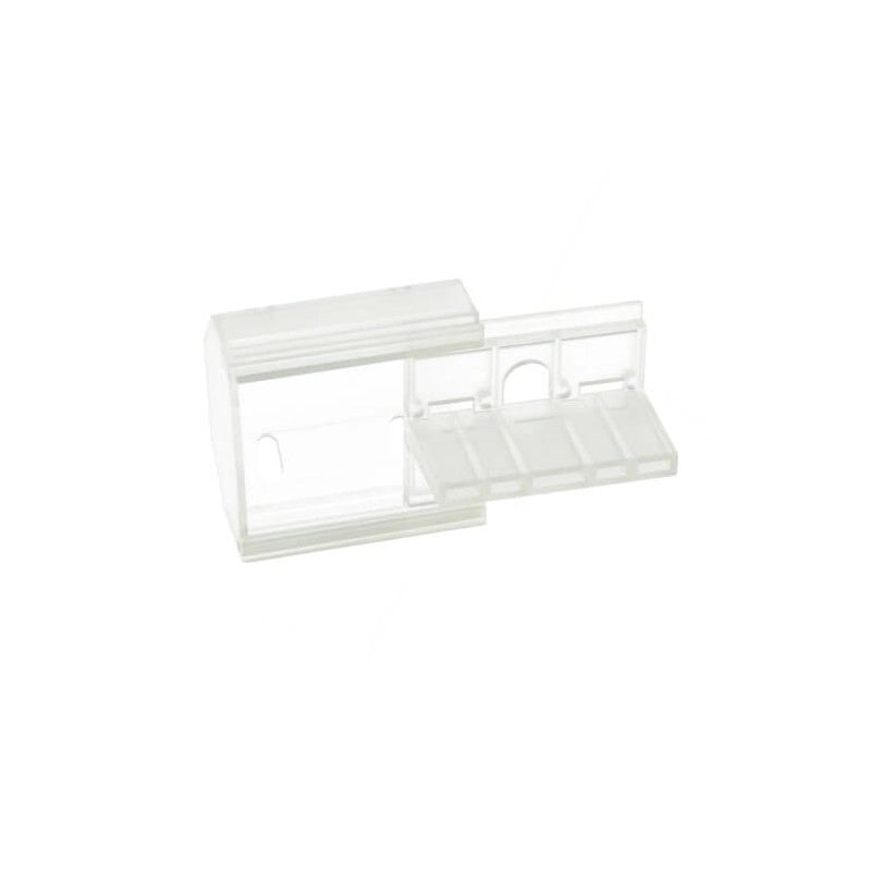 Kit Clip Gancio Plastica Per Fissaggio Angolo Interno Muro Parete Del Profilato Alluminio BA4420