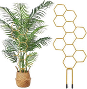 10 pezzi di sostegno per piante da interni 35 cm - Supporto per fiori rete metallica per piante da giardino - Lattice in plastica per piante da giardino