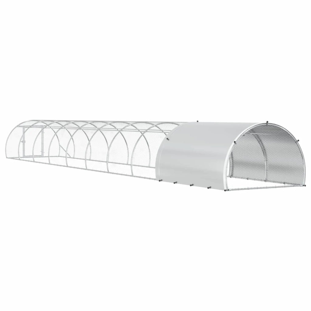 Pollaio Argento 1000 x 150 x 100 cm Acciaio zincato 3434669