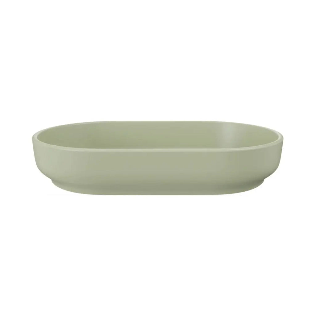 Set VANO rovere chiaro 120cm : mobile sottolavabo con cassetti e nicchie a vista + piano per lavabo + lavabo ovale da appoggio