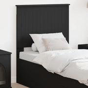 Testiera-Testata-Testiera Decorativa Rovere Nero 75 cm Legno multistrato 409183