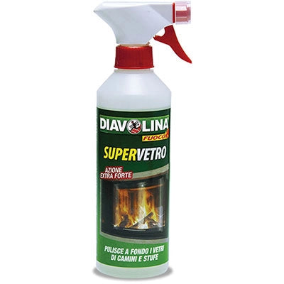 PULITORE VETRO SPRAY DIAVOLINA FUOCO - ML 500- 6 pezzi