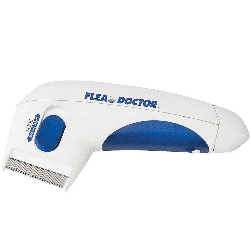 Trade Shop - Pettine Spazzola Elettrica Perfetto Per Pelo Gatto Cane Antipulci Batterie -