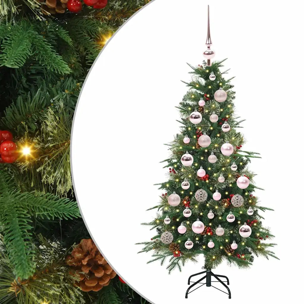Albero di Natale Artificiale con Rami Pieghevoli Verde 120 cm 3397395