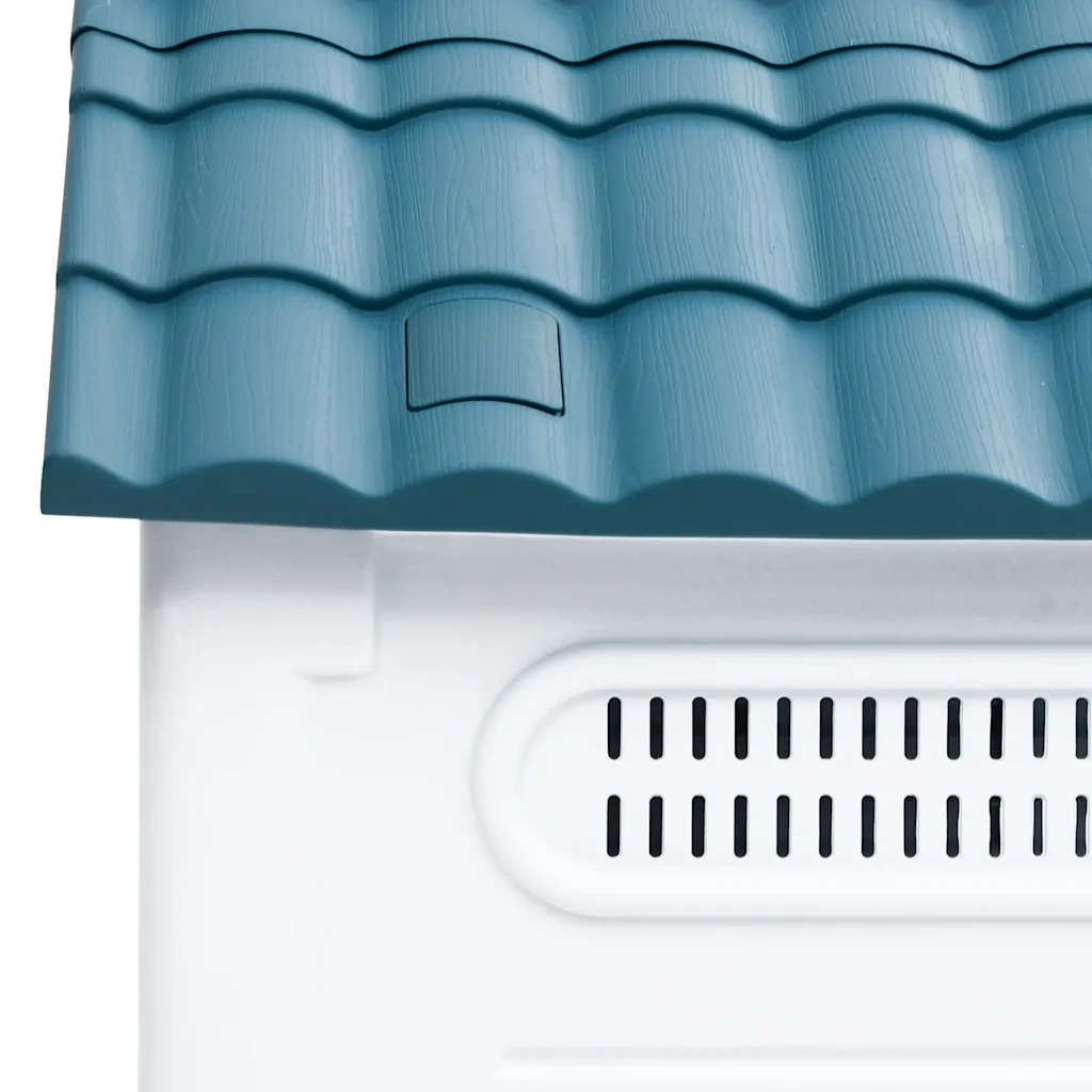 Casetta per Cani Blu 57x68x66 cm in Polipropilene cod mxl 69709
