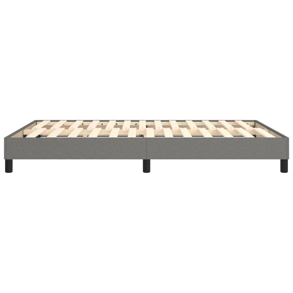 Giroletto a Molle Grigio Scuro 140x190 cm in Tessuto