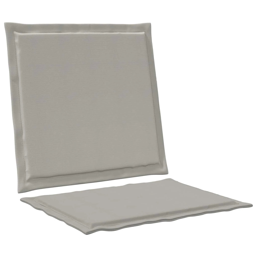 Cuscini per Seduta e Schienale 2 pcs Grigio Chiaro 899976