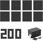Pacco di 200 adesivi magnetici autoadesivi, 1 x 1 cm adesivi magnetici autoadesivi, garantiti la massima aderenza, ideali per scuola, famiglia, ufficio, lavagna bianca, frigorifero.