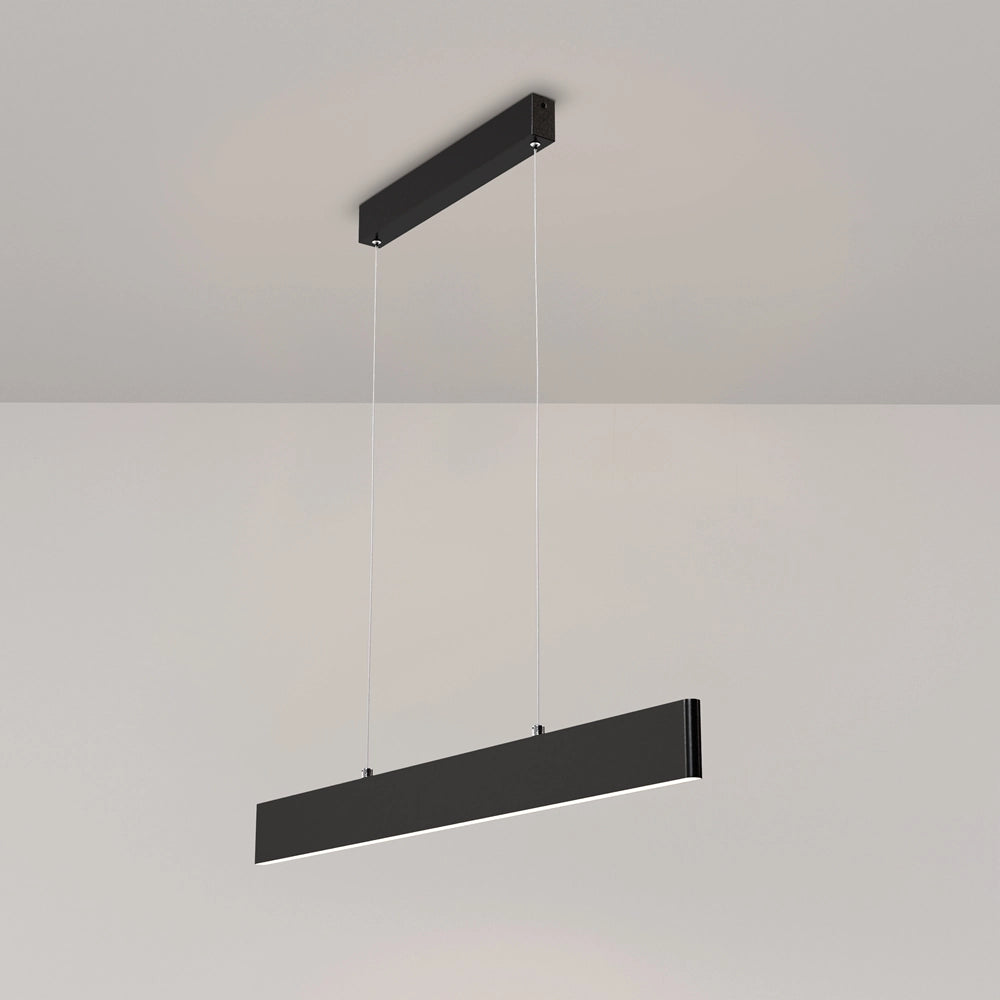 Lampada sospesa Maytoni Step LED 23W 4000K nera metallo