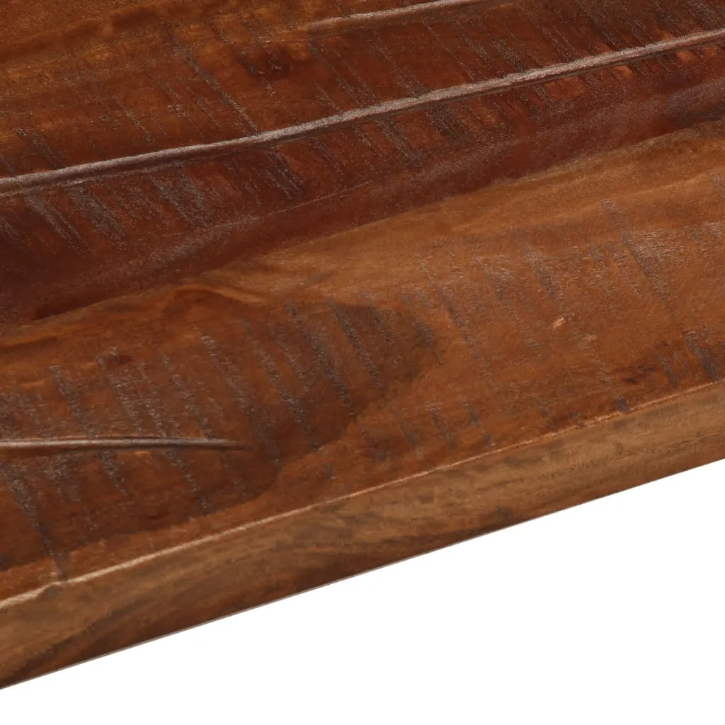 Piano Tavolo 110x80x2,5 cm Rettangolare in Massello di Recupero 371212