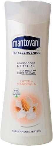 MANTOVANI BAGNODOCCIA NEUTRO FORMULA EXTRADELICATA 400 ML LATTE DI MANDORLA