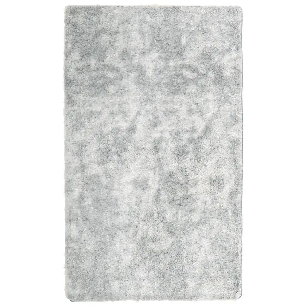 Tappeto Shaggy a Pelo Lungo NAVARRA Grigio Argento 60x100 cm 4102812