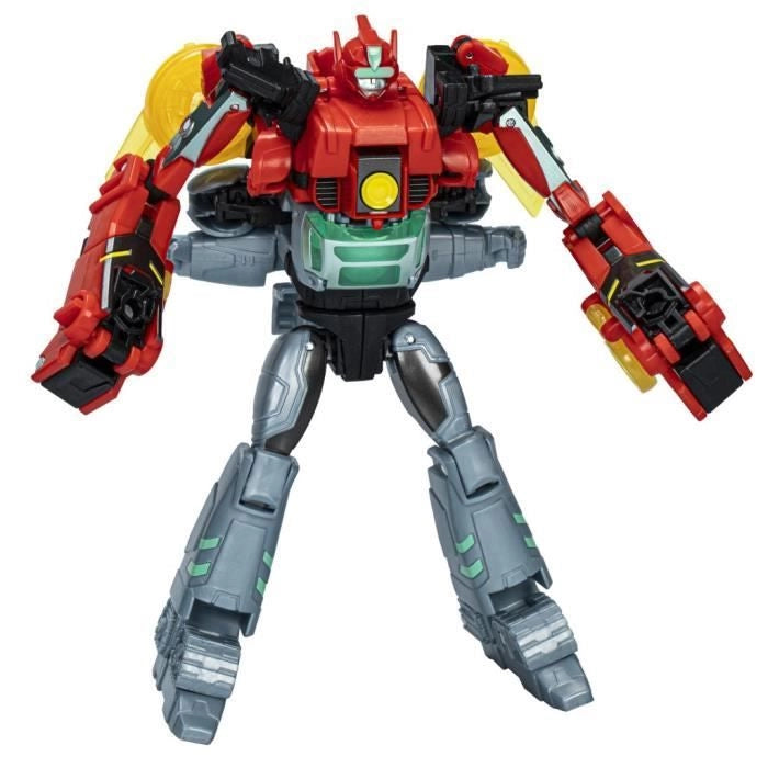 Action Figure Terran Twitch e Robby Malto, Giocattoli interattivi per ragazze e ragazzi, Transformers EarthSpark Cyber-Combiner, dai 6 anni
