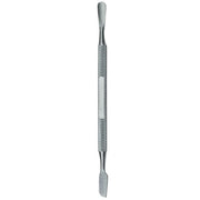 Trade Shop - Ferretto Cuticole Doppio Spingi Pelle Piatto E Coltello In Acciaio Unghie Manicure -