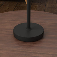 Lampada da Tavolo Portatile Ø11,2x36,5 cm in Acrilico e Metallo Nero
