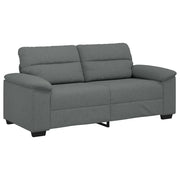 Divano | Divano da soggiorno | Sofa a 2 Posti Grigio Scuro 180x81x84 cm in Tessuto