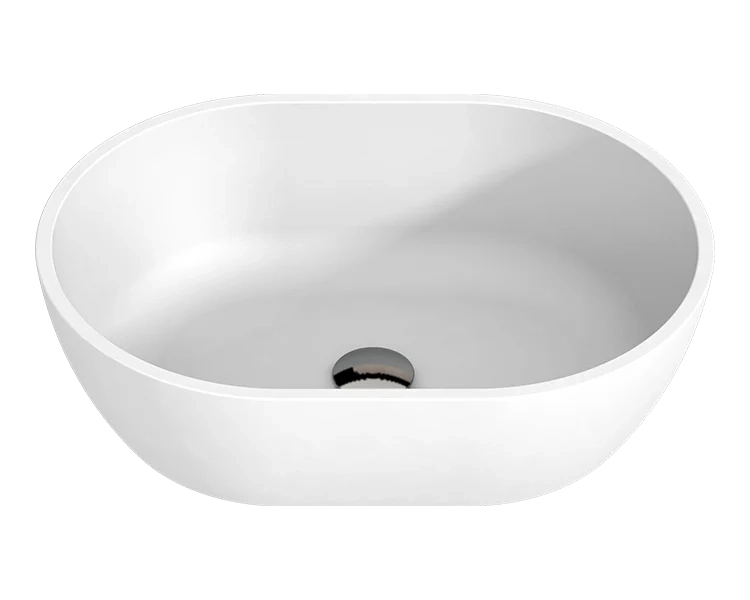 Lavabo da appoggio Solid Surface MONACO - bianco