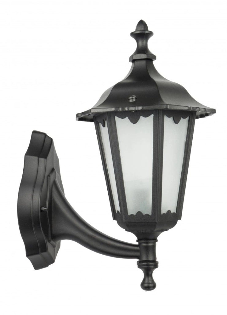 Applique esterna Retro nera 1 luce E27 IP43 SU-MA K3012