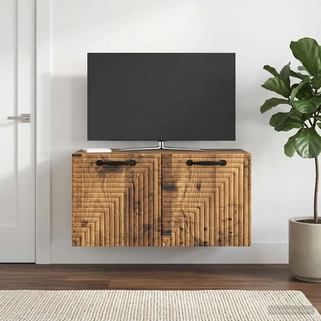 Mobile Porta TV da Muro Legno antico 59,5 x 31 x 30 cm 898713