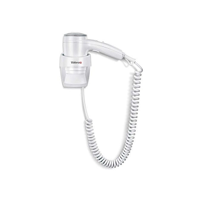 Valera Executive 1200 Asciugacapelli Compatto con Supporto Murale per Alberghi e Strutture Ricettive 1200 Watt Bianco