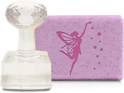 Stampo per Sapone Artigianale con Marchio Fairy per la Fabbricazione di Sapone DIY - Stampo per Sapone in Acrilico - Stampo per Marchio di Sapone - Stampo per Biscotti - Stampo per Ceramica - Stampo per Regalo di Matrimonio.
