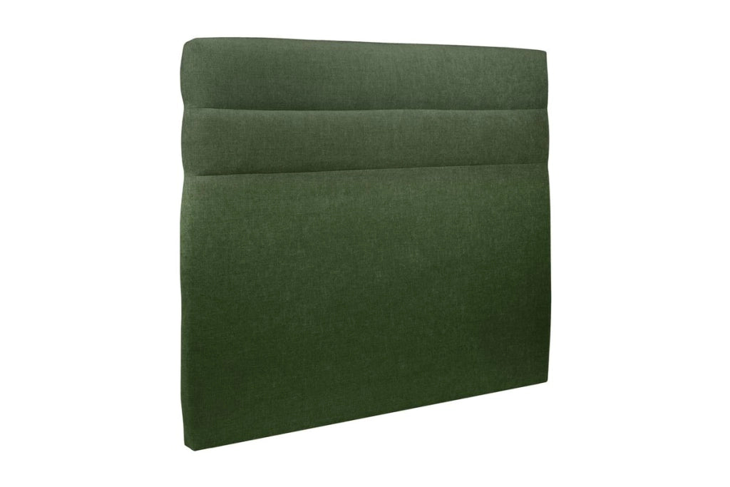 Letto 140x190 cm con testiera in linea - Tessuto Tela opaca