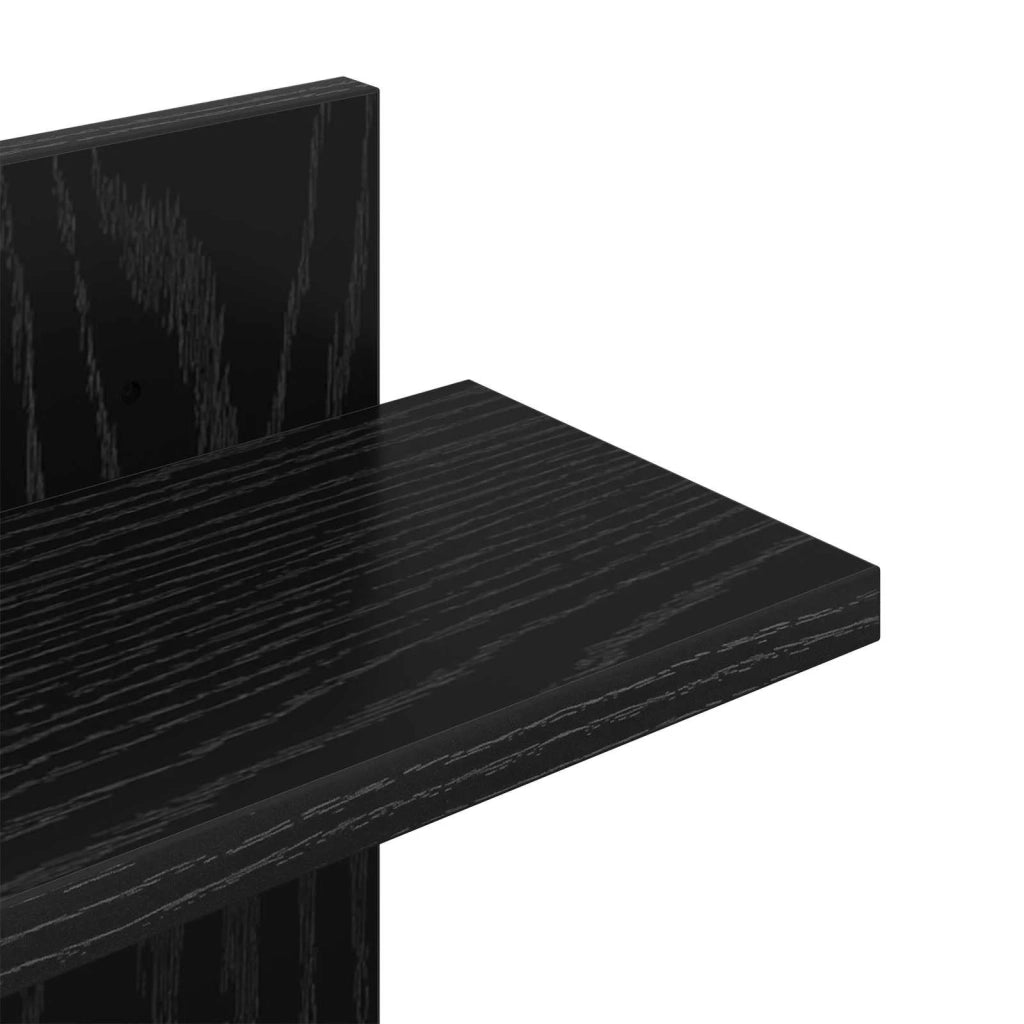 Mensola a muro flottante Rovere Nero 48,5 x 15 x 101 cm 8012197