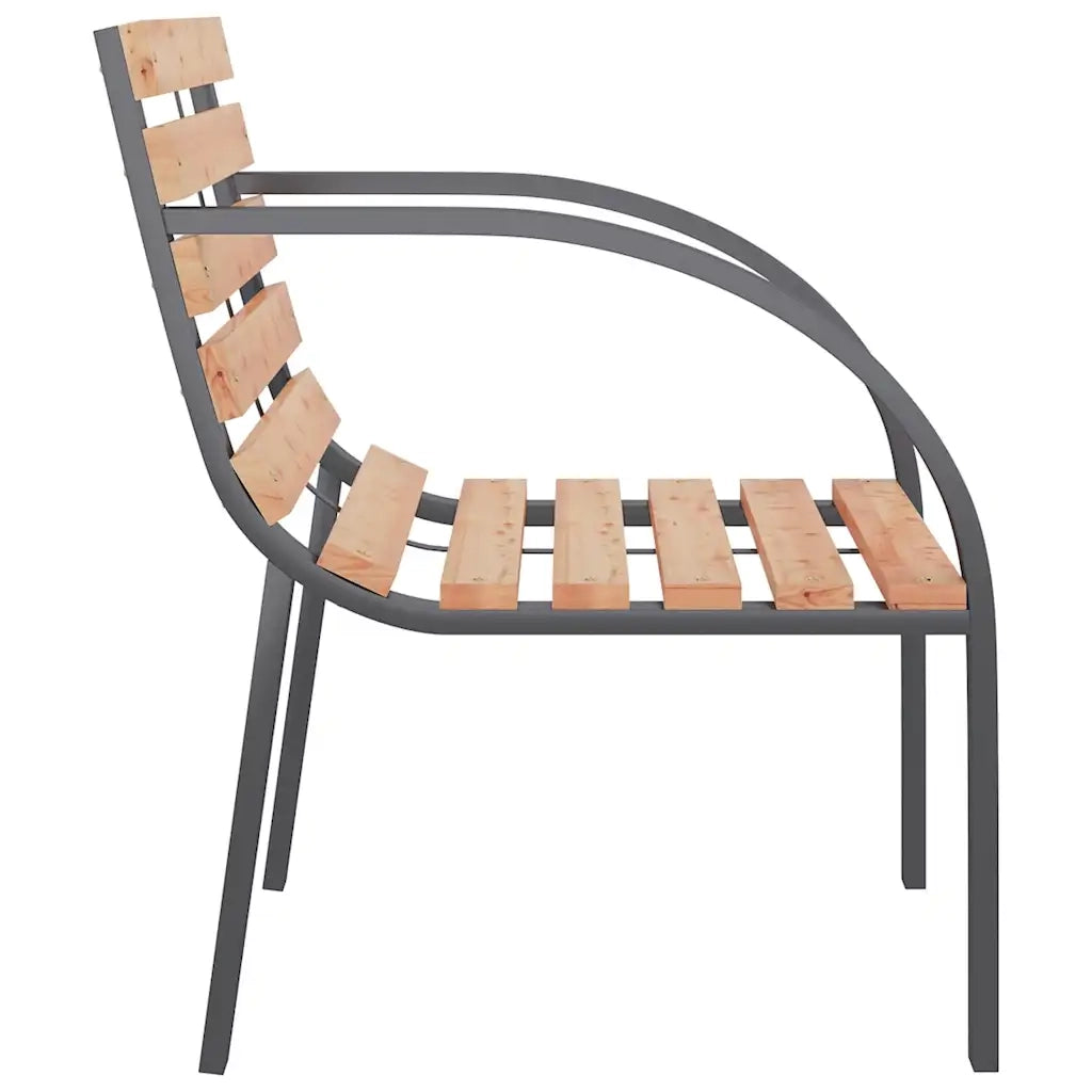 Sedie da Giardino 2 pz in Legno 47937