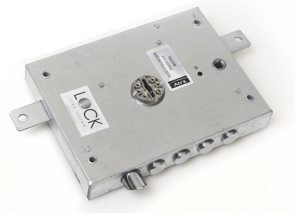 Dierre Atra SERRATURA PORTE BLINDATE APPL.D/M 4M+S Art. SER 6112 1SE E.60 Sx -CHIAVE 92 MM -in busta
