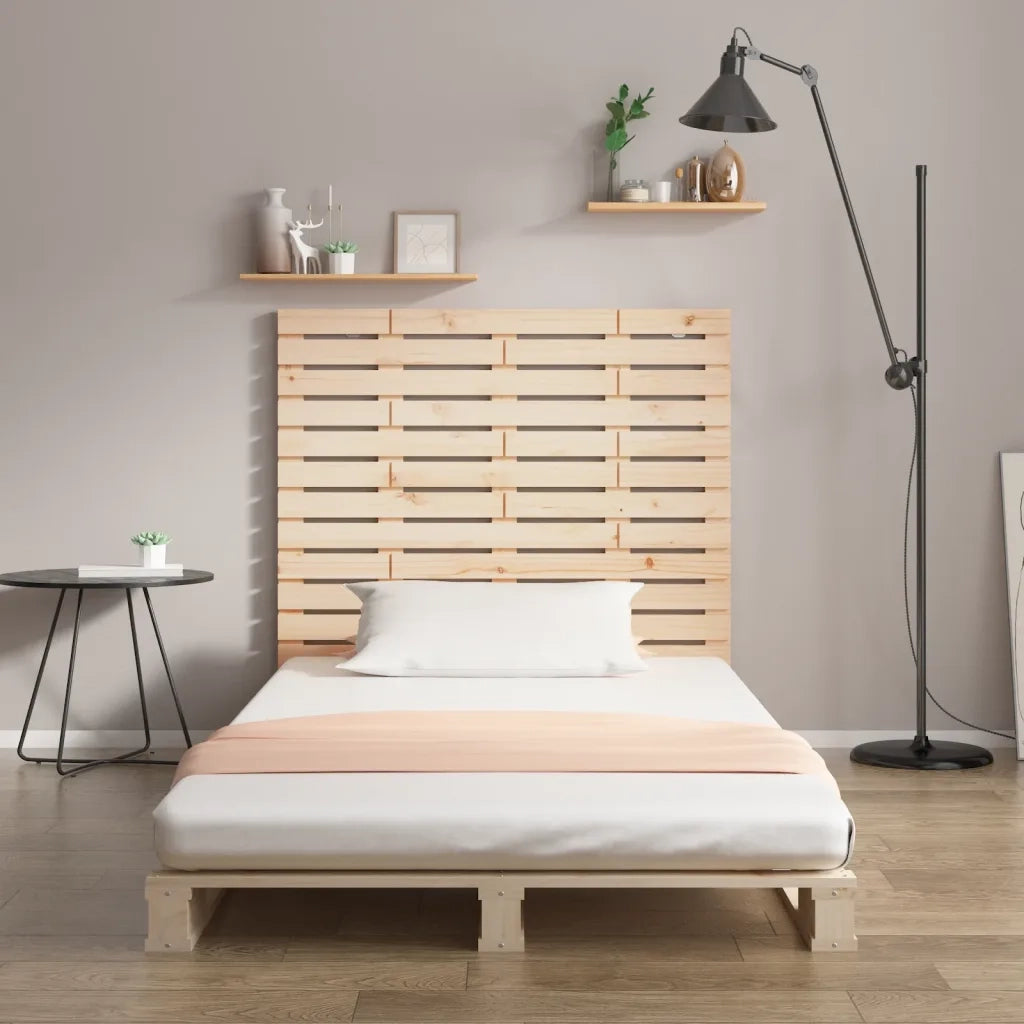 Testiera da Parete 146x3x91,5 cm in Legno Massello di Pinocod mxl 82019