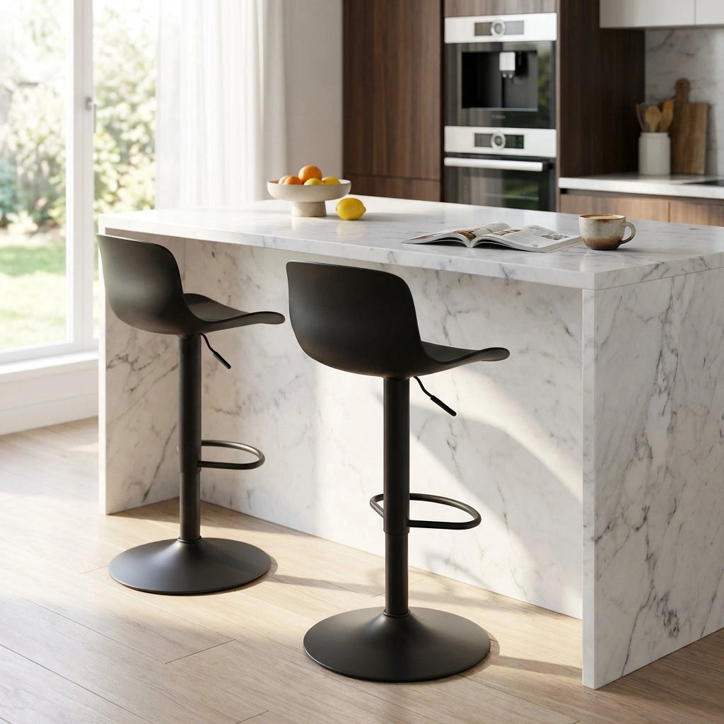 Sgabello alto in Plastica cm 44x45x102 5 - ZANE