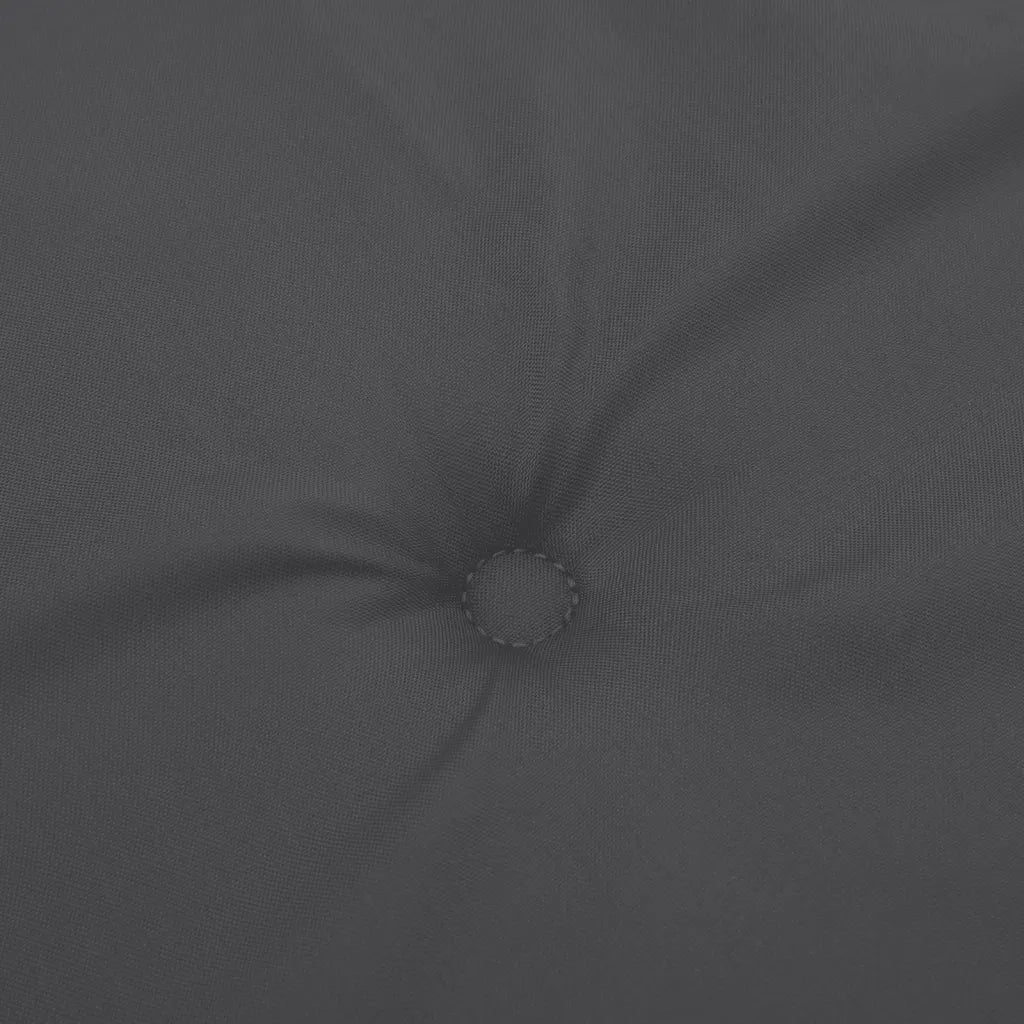 Cuscini Sedia Schiena Bassa 2 pz Antracite MÃ©lange 100x50x4 cm