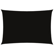 Parasole a vela | Telo Ombra | Vela da ombra Oxford Rettangolare 3x5 m Nero