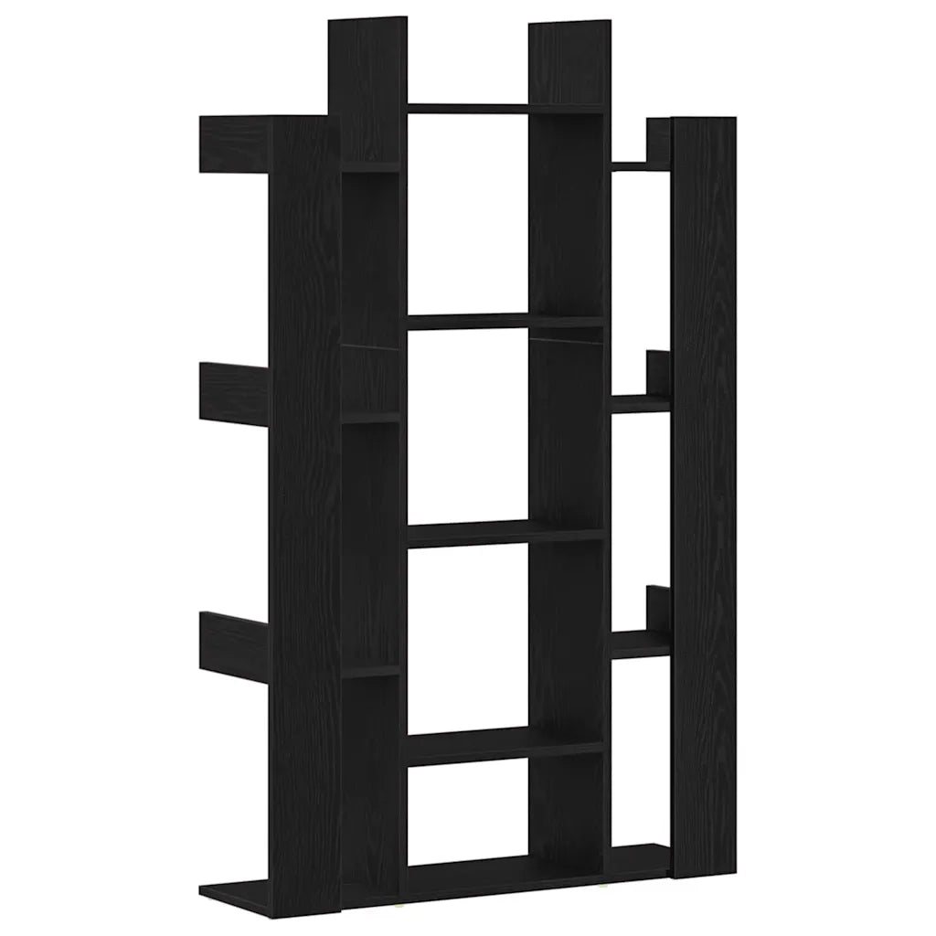 Libreria Rovere Nero 86 x 25,5 x 140 cm Legno multistrato 862680