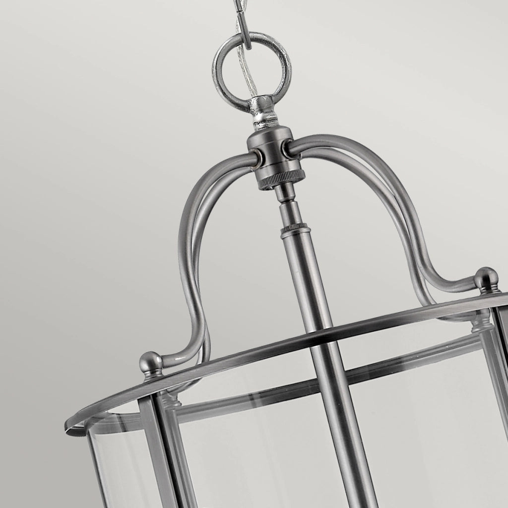 Lampadario Hinkley Gentry pewter 6 luci E14 Ø35cm classico