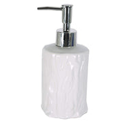 Trade Shop - Portasapone Cilindrico Effetto Tronco Porta Sapone  10330 Dispenser Sapone -