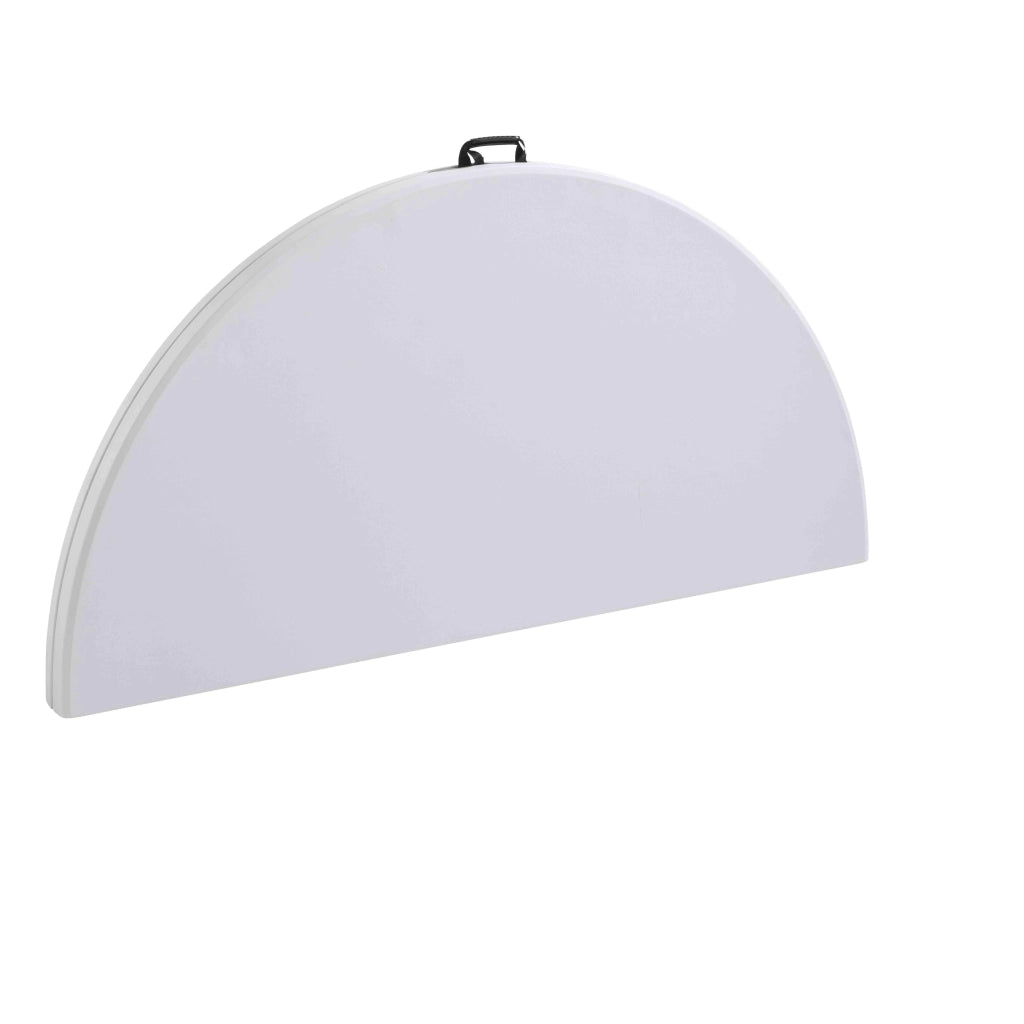Oviala - Set di 10 tavoli rotondi pieghevoli da 180 cm