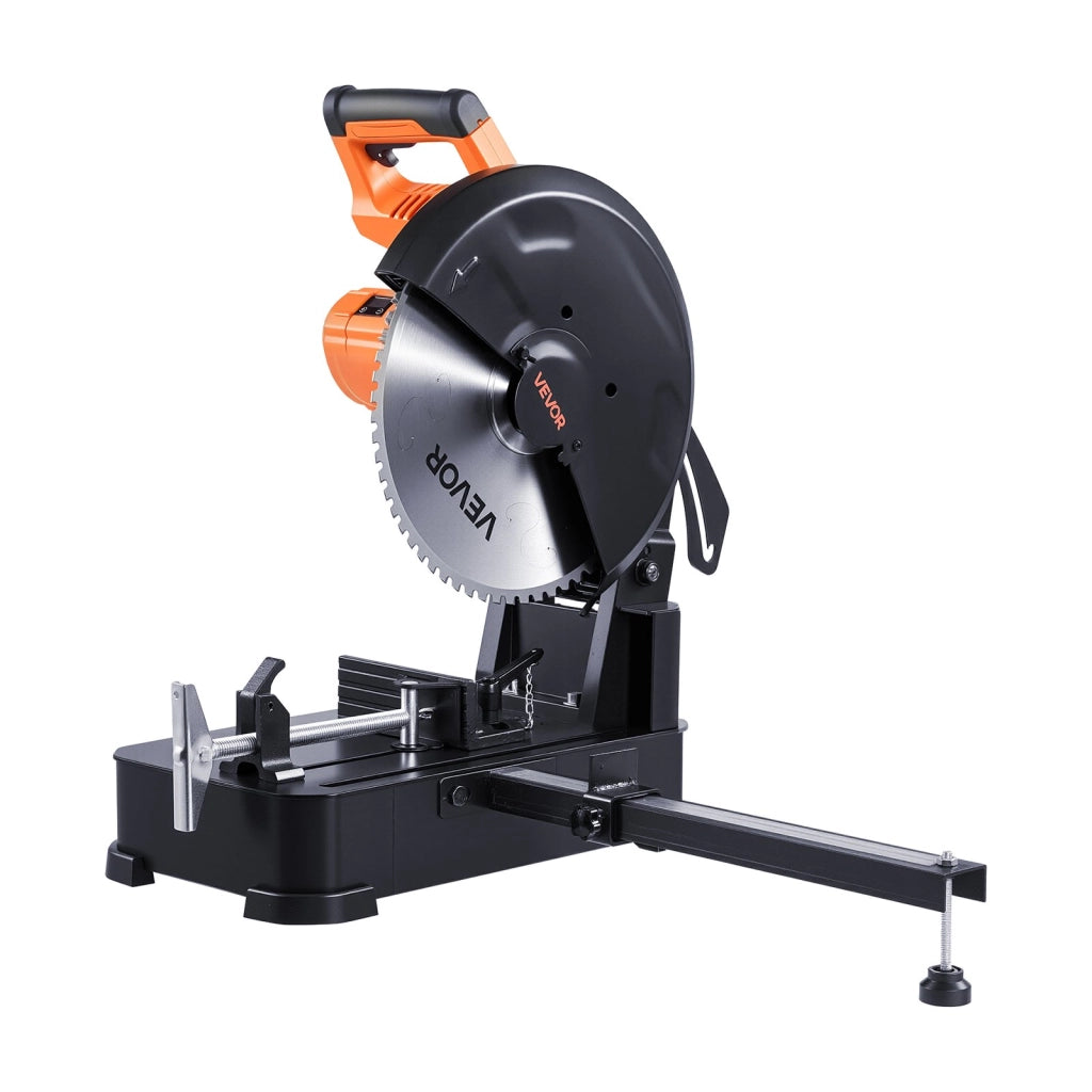 Troncatrice per Metallo J1G-ZB-355G-3B Motore Brushless 3500W da 355mm Velocità Regolabile 750-1200 Giri/min Angolo 0-45° per Officina e Fai da Te