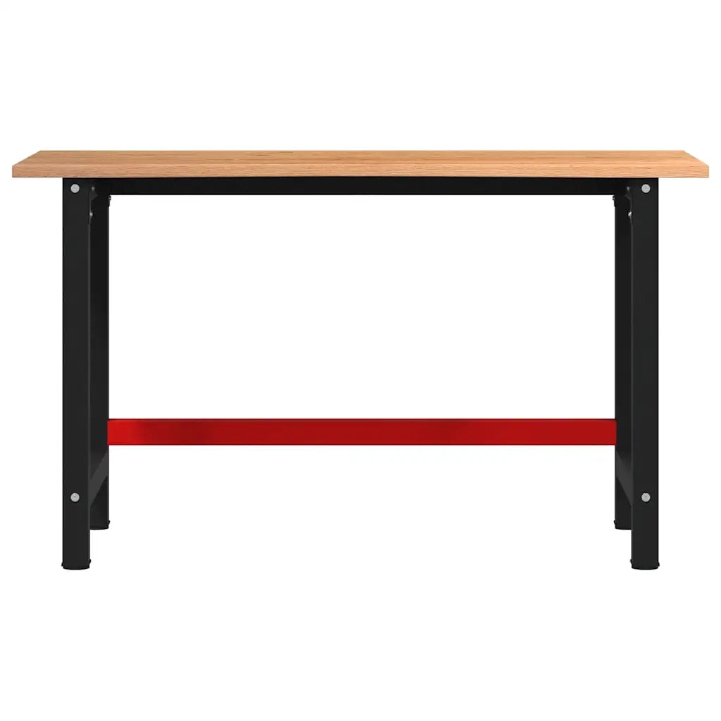 Banco Lavoro Marrone Chiaro 140x60x81,5cm Legno Massello Rovere 3309676