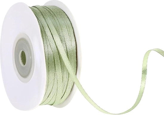Lana verde 3 mm - 91 metro di seta liscia per decorazione di matrimoni - lana di regalo per imballaggio e artigianato