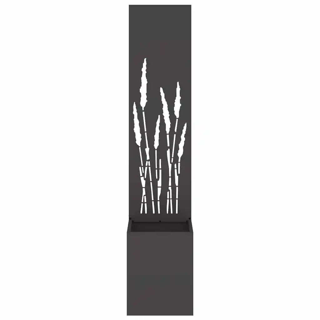 Schermo per privacy in giardino Traforo Nero 32 x 32 x 150 cm CFW7019280