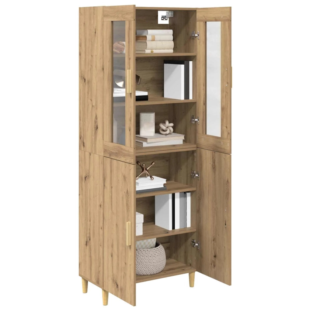 Credenza-Buffet-Armadio da cucina Rovere artigianale 69,5 x 34 x 180 cm 811469