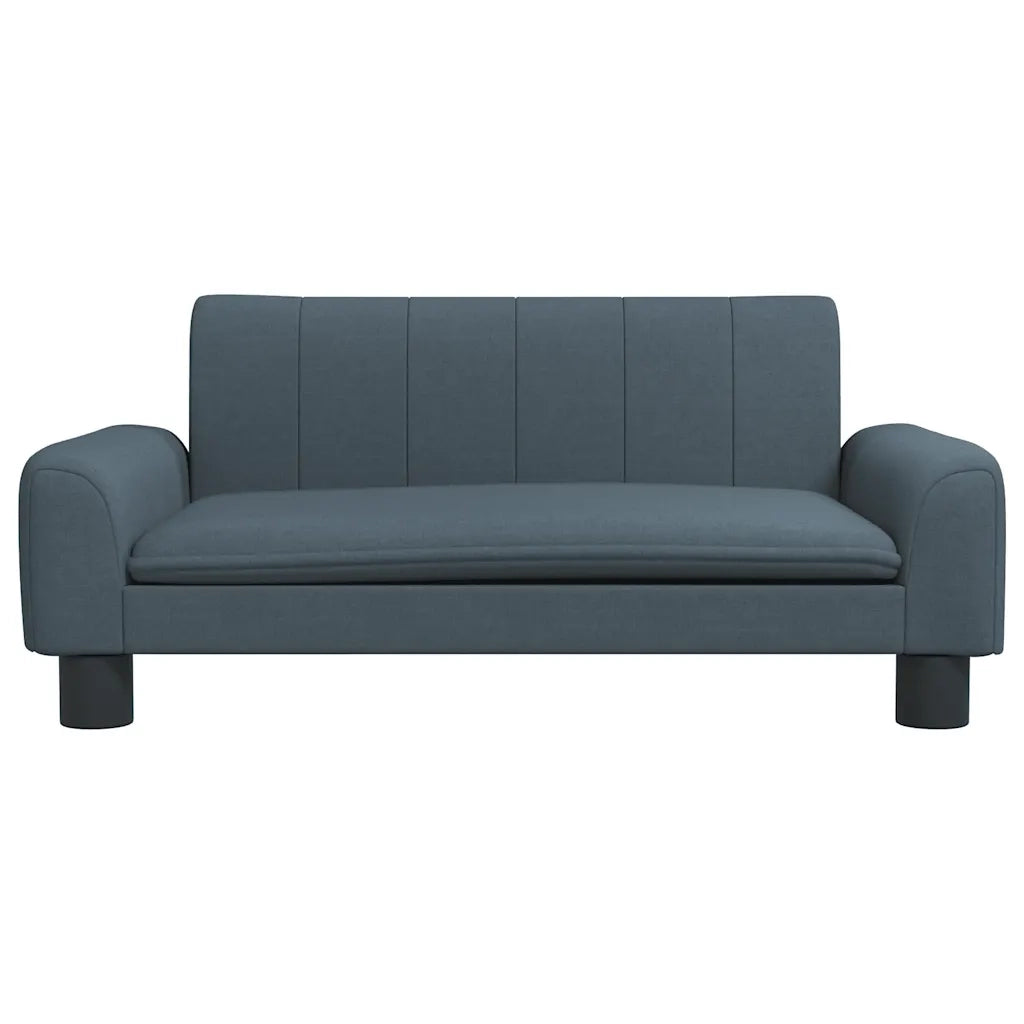 Divano per Bambini Grigio Scuro 70x45x30 cm in Tessutocod mxl 117692