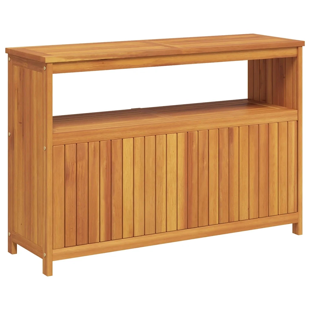 Tavolo Consolle da Giardino 110x35x75 cm Legno Massello Acacia 319697
